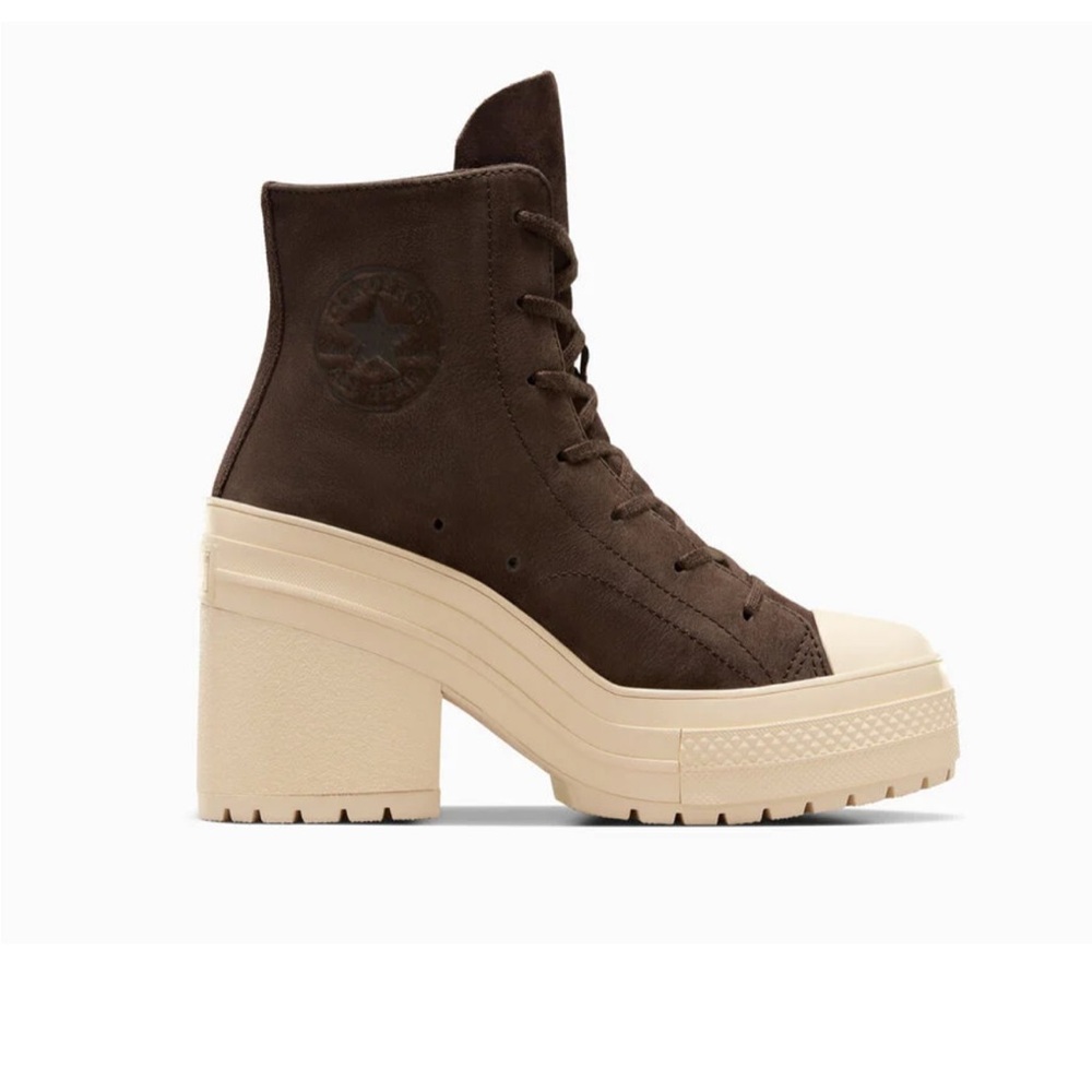 NEW Women's CONVERSE Chuck 70 De Luxe platform Heel Coffee Break 7